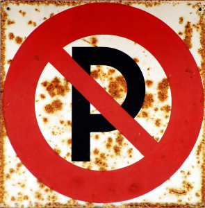 no parking sign park