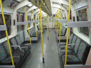 submay tube metro train car