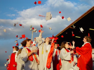 graduation ceremony graduate caps